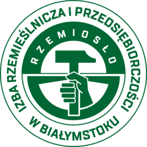 Logo Izba Rzemieślnicza i Przedsiębiorczości w Białymstoku